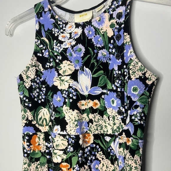Anthropologie Maeve Brenner Floral Peplum Top Small - Picture 5 of 10